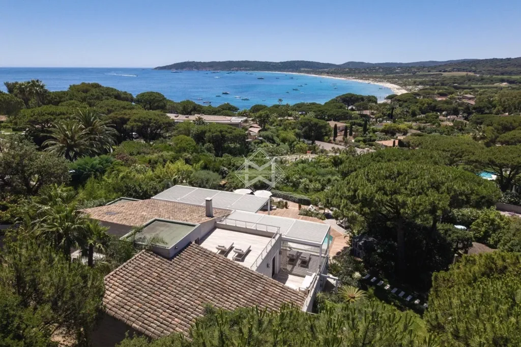 Vista aerea - Waterfront Villa with Pool in Ramatuelle