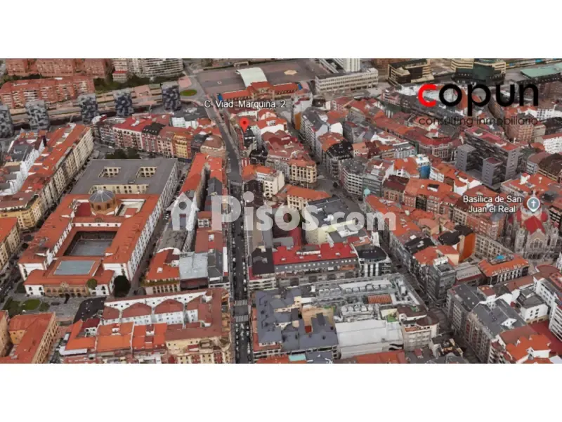 Aerial - Apartment with Terrace in Oviedo Centre