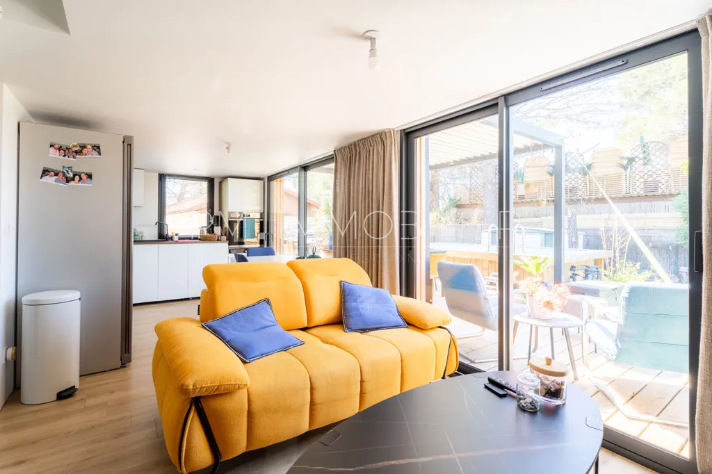 Séjour - Chalet Boisé avec Vue Mer au Castellet