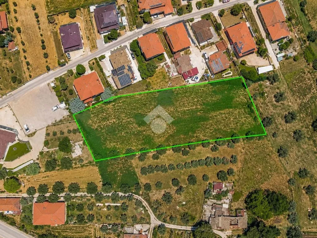 Aerial - Buildable Residential Plot in Mosciano Stazione