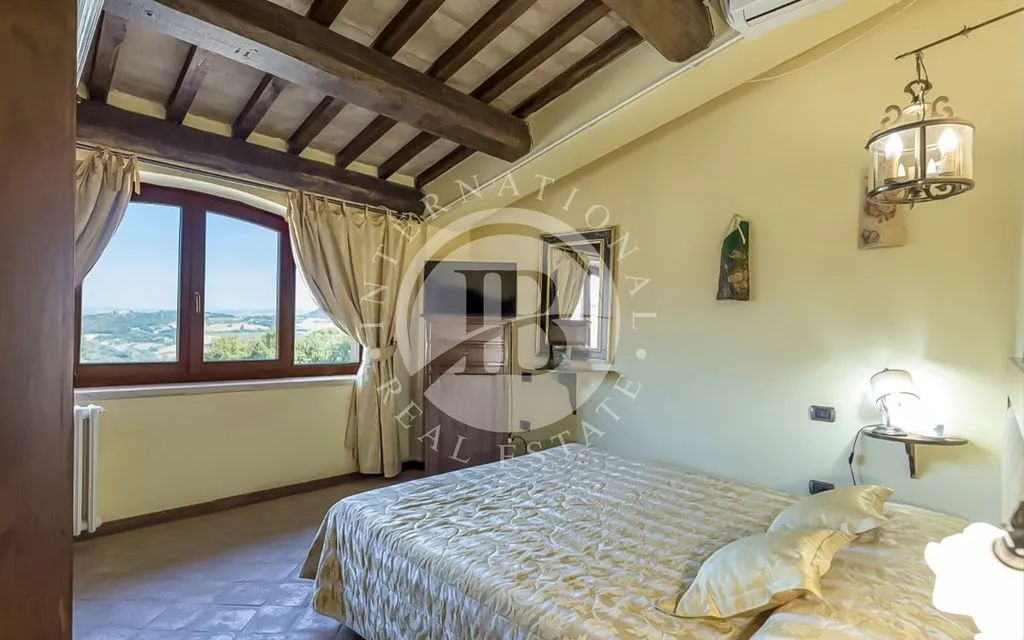 Chambres - 12-Bedroom Villa with Pool in Todi, Italy