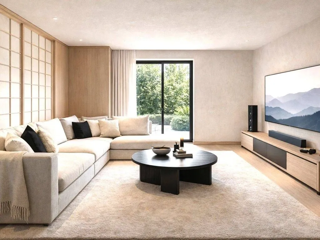 Living Room - Luxury Villa with Lake View in Verbania