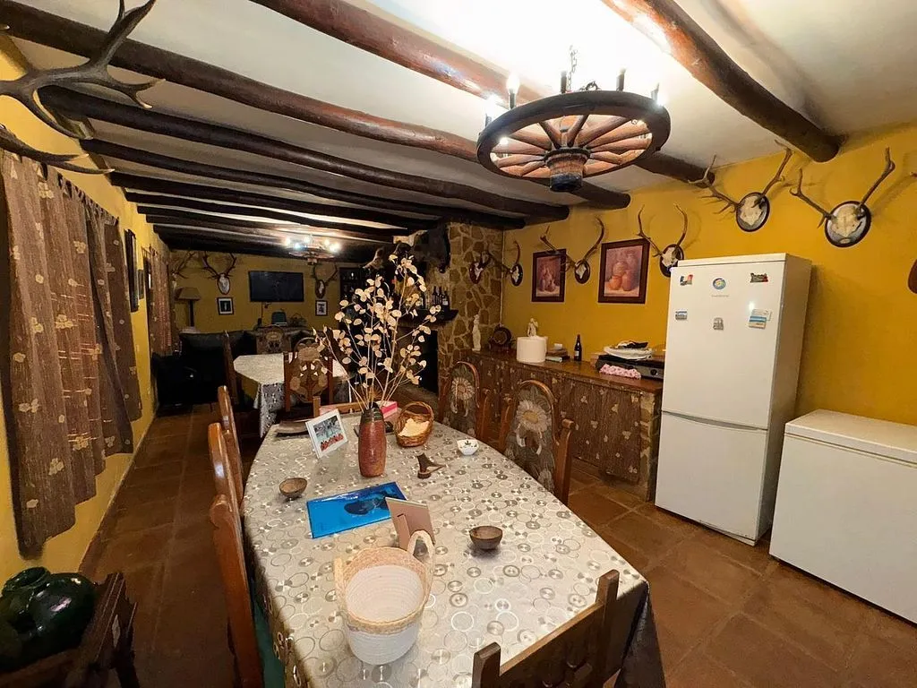 Salle à manger - Rustic Cortijo with Pool in Villanueva del Trabuco