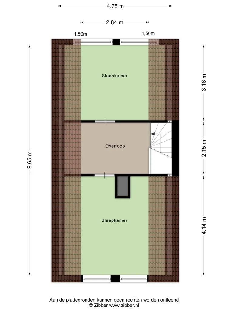 Plan - Maisonnette with Balcony in Rotterdam Centre