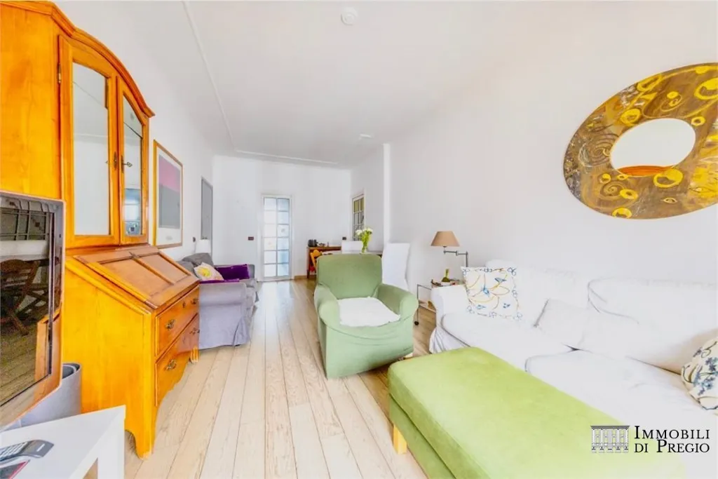Séjour - Charming Trilocale with City View in Milan