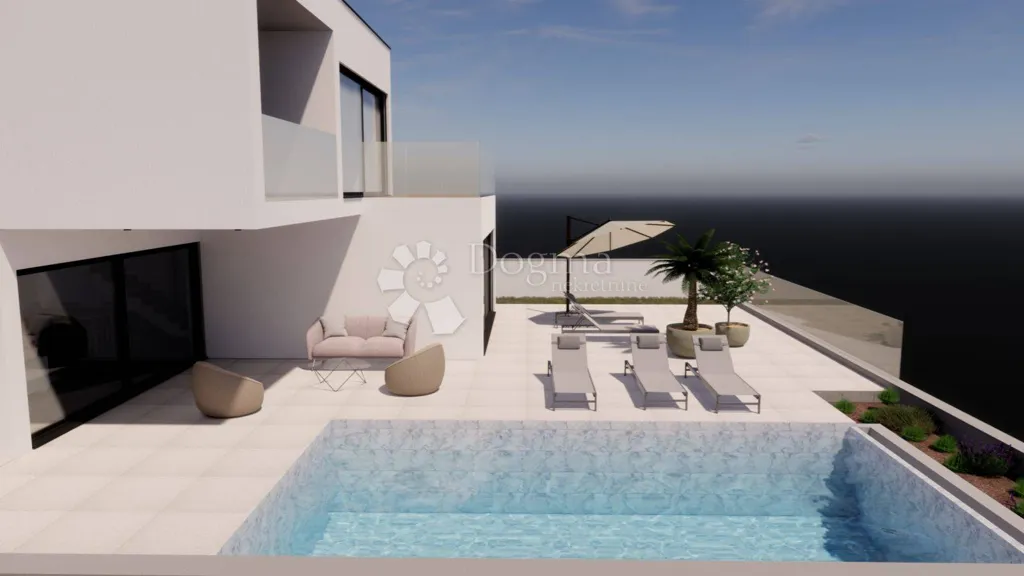 Piscine - Modern Villa with Sea View in Bol