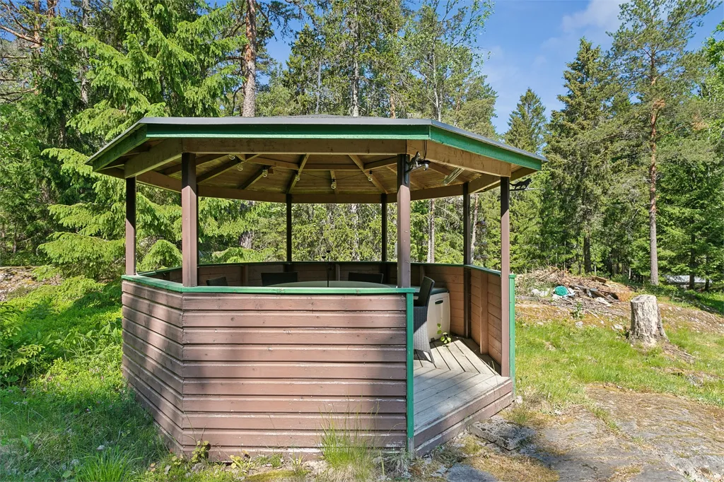 Terrasse - Cottage with Garden and Nature Plot in Torsåkers