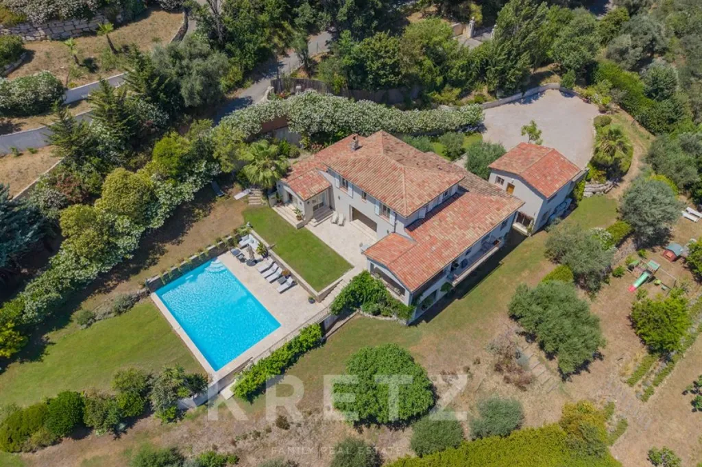 Vista aerea - Villa with Panoramic Views in Châteauneuf-Grasse