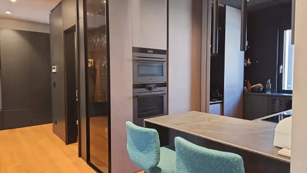 Cuisine - Semi-Panoramic Apartment in Via Posillipo, Naples