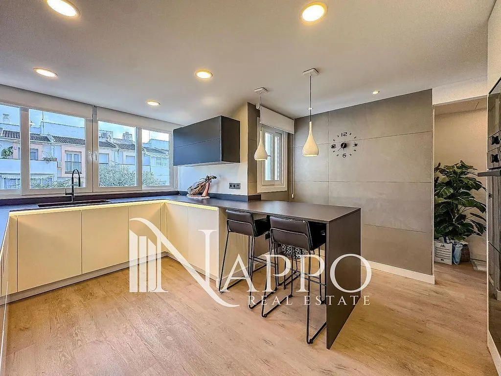 Cuisine - Four-Bedroom Linked House with Pool in Son Ferrer