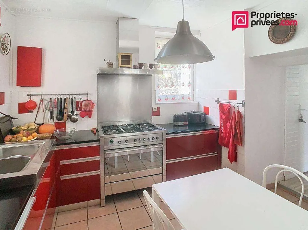 Kitchen - Charming House with Terraces in Le Vigan