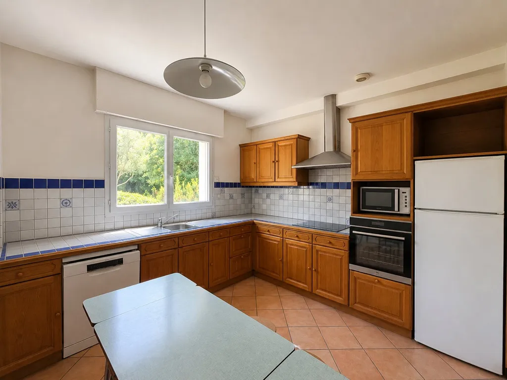Cuisine - Maison contemporaine avec terrasse au sud à Saint-Cast-le-Guildo