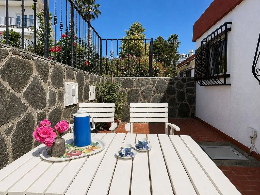 Terrasse - Bungalow with Pool and Terrace in Rocas Rojas