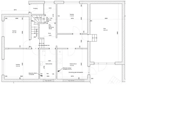Plan - Maison 5 pièces à Fredericia