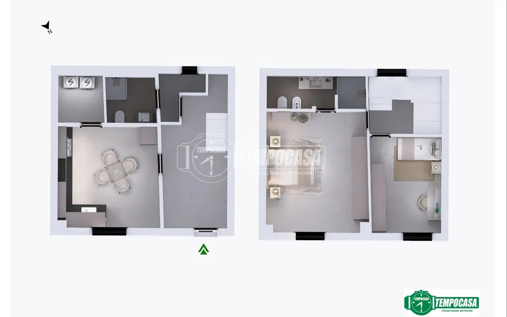 Plan - Detached Terraced House to Renovate in Bagnara di Romagna