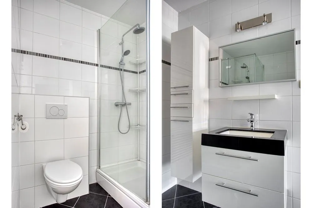 Bathrooms - Eco-Friendly Corner House with Two Parking Spots in Nootdorp