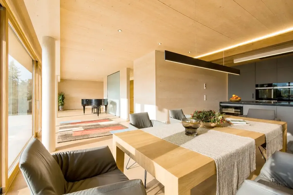 Söögituba - Penthouse with Panoramic Views in Mondsee