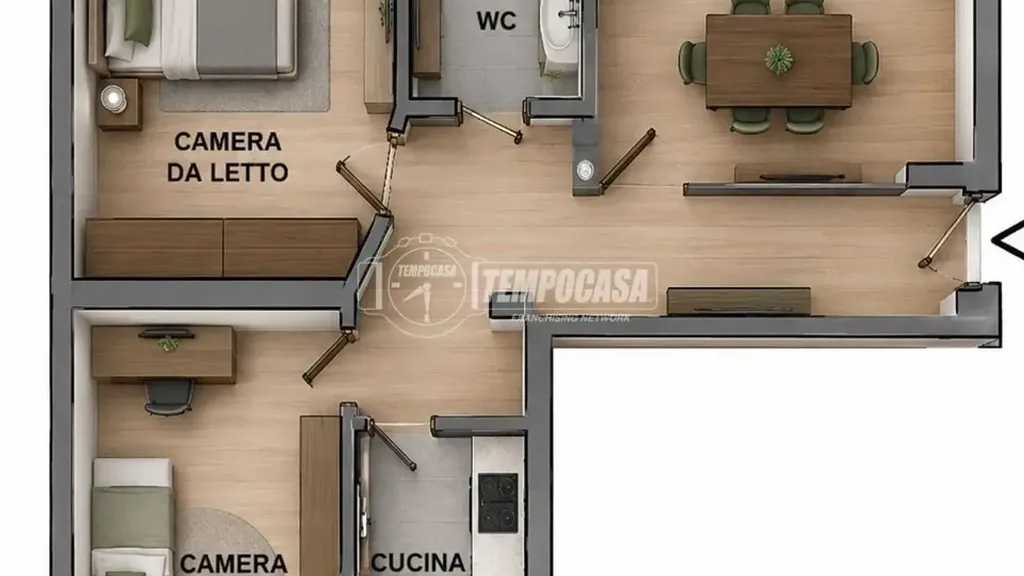 Plan - Appartement 3 pièces à IT