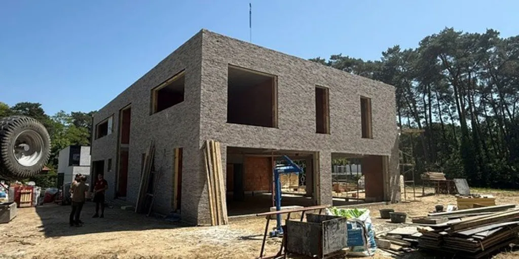 Extérieur - Casco Villa avec Piscine à Keerbergen