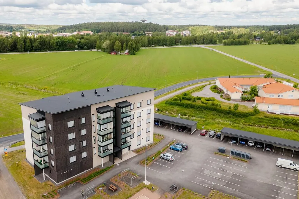 Õhuvaade - Modern Flat with Balcony in Liedon Centre