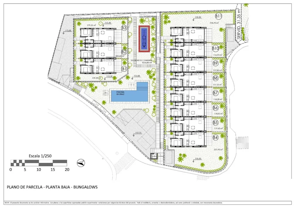 Floor Plan - New Build Semi-Detached Villa with Pool in Finestrat