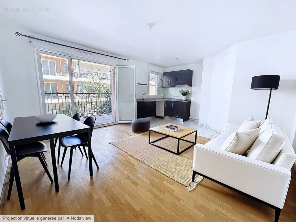 Séjour - Appartement F2 avec Balcon et Box au Centre-Ville
