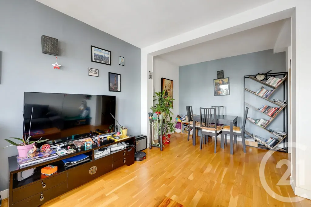 Soggiorno - 3-Bed Apartment with Balcony in Montreuil