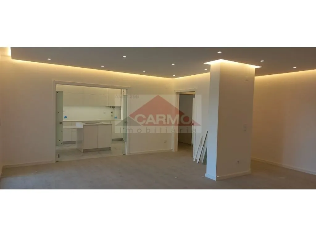 Living Room - Luxury T3 Flat with Solar Panels in Montijo