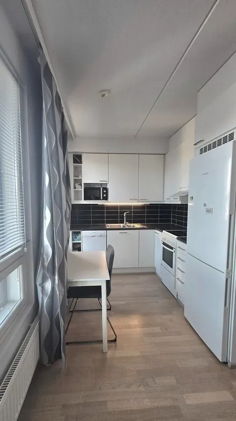 Cuisine - Bright Attic Flat with Balcony in Turku