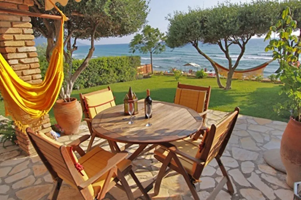 Terrace - Maisonette with Sea View in Corfu