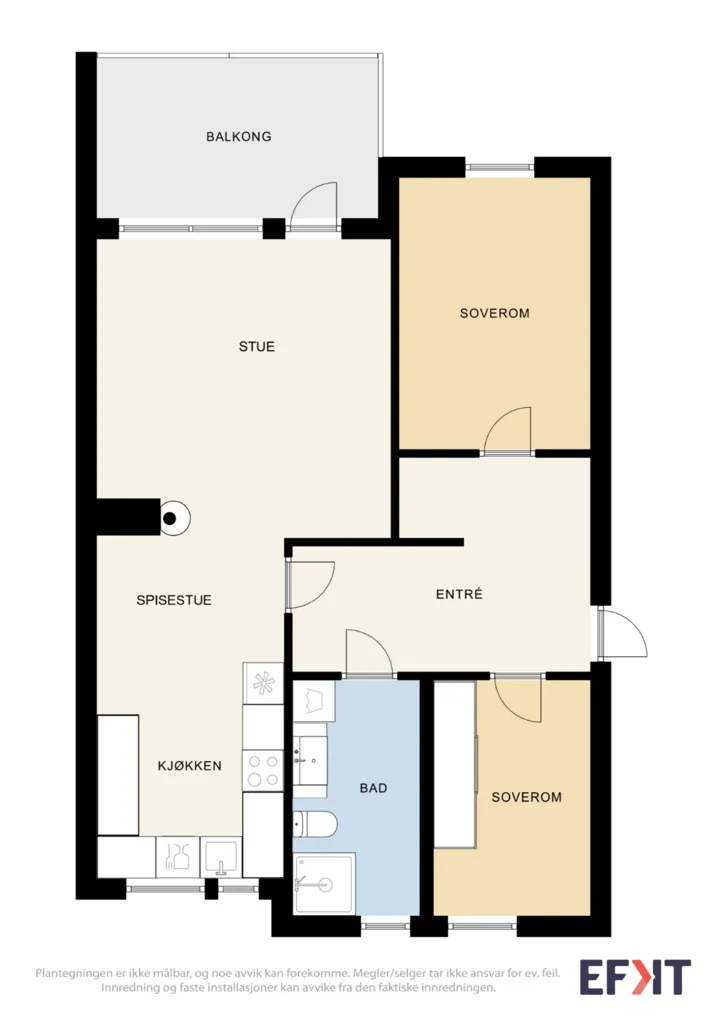 Plaan - 3-Bed Flat with Garden in Kodal