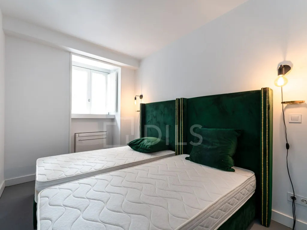 Chambres - Renovated Apartment with Patio in Baixa, Lisbon