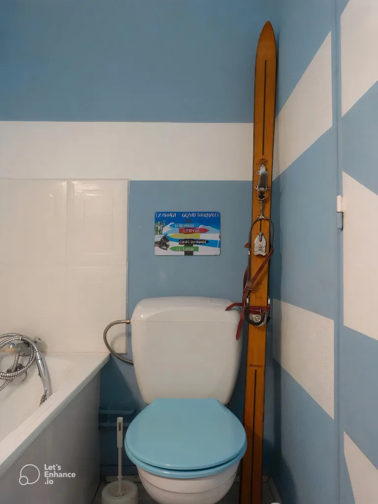 Salles de bain - Appartement Traversant avec Vue sur Pistes à 65000