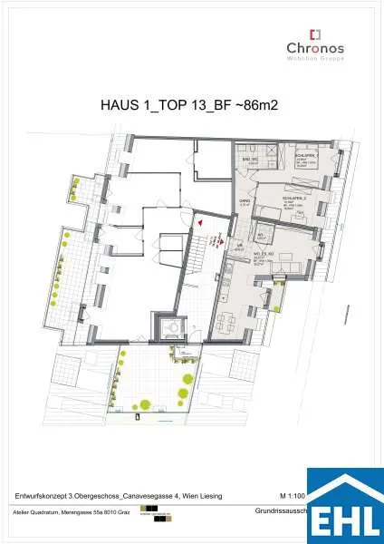 Plan - Modern Apartments with Private Balcony in Atzgersdorf