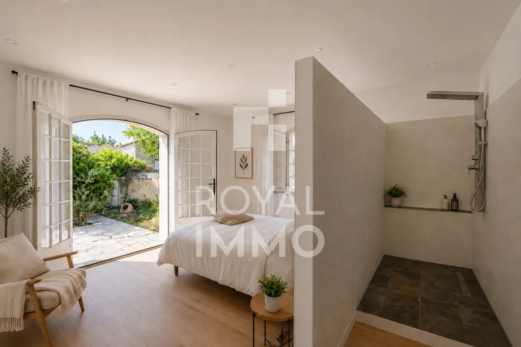 Chambres - Villa Rénovée avec Piscine à Valréas