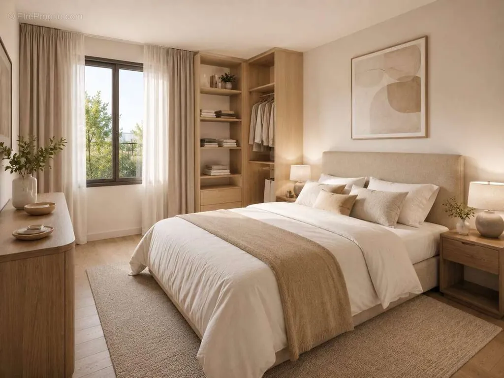 Camere da letto - 4-Piece Apartment with Terraces in Neuilly-Plaisance