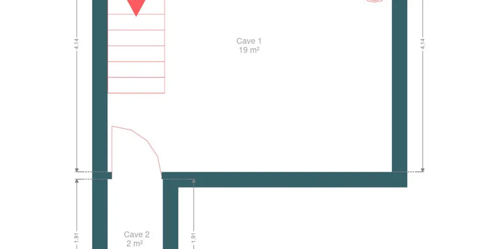 Floor Plan - Renovated 3-Fronted House in La Hulpe