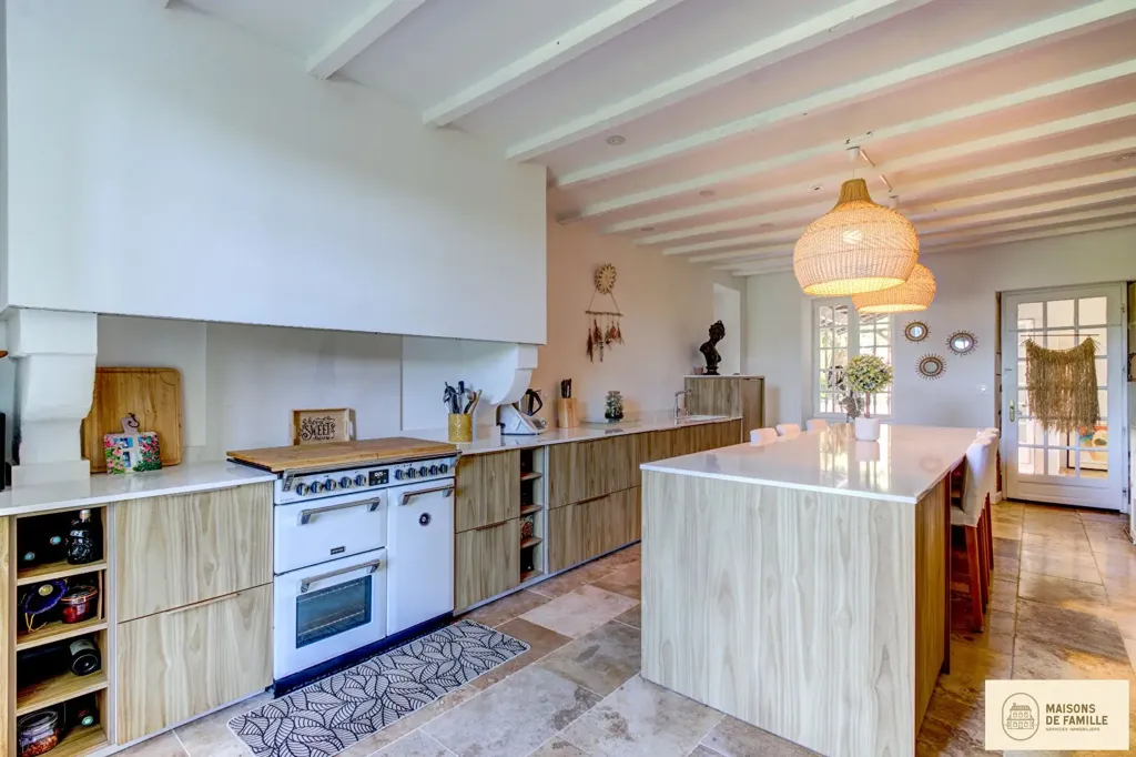 Cuisine - Maison de Maître avec Parc à Saint-Aubin