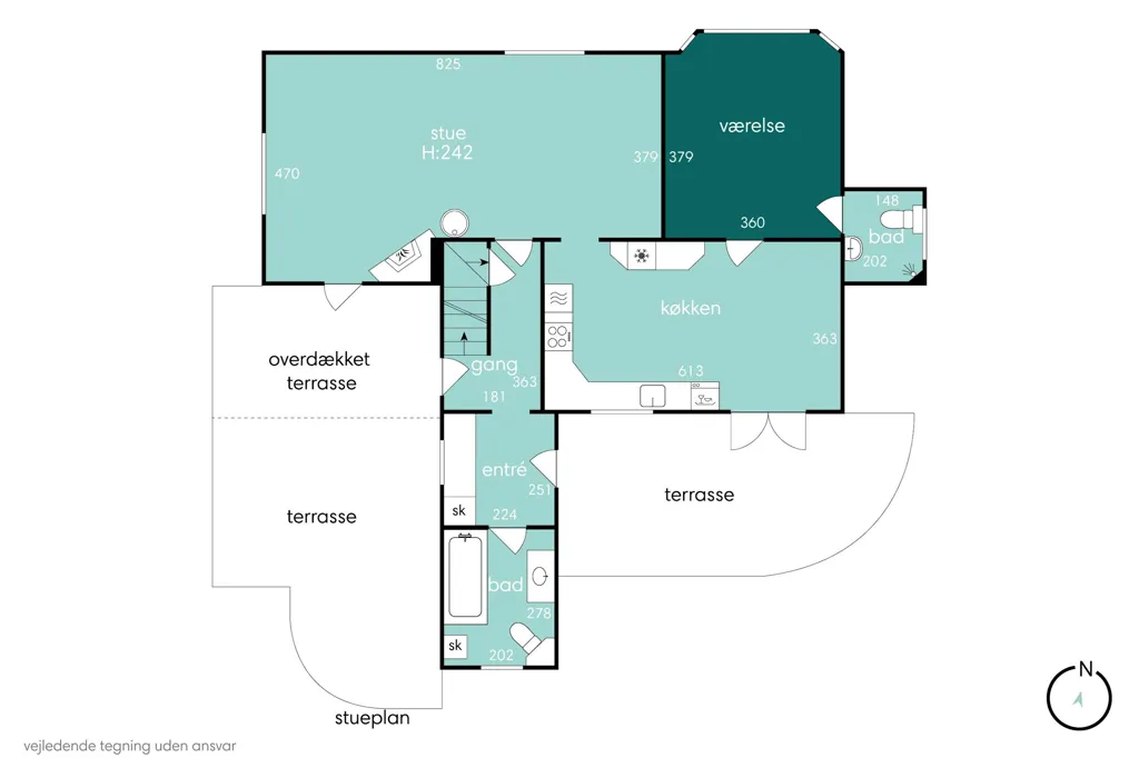 Maison 6 pièces à Langå