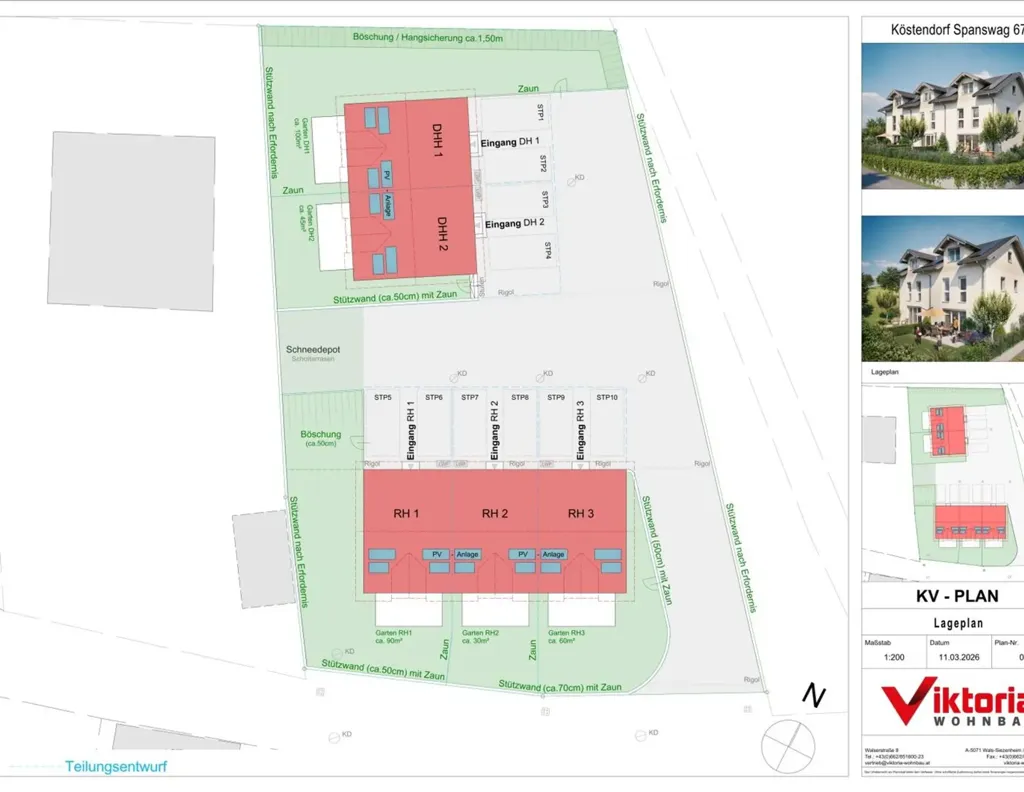 Plan - Modern Terraced House in Köstendorf