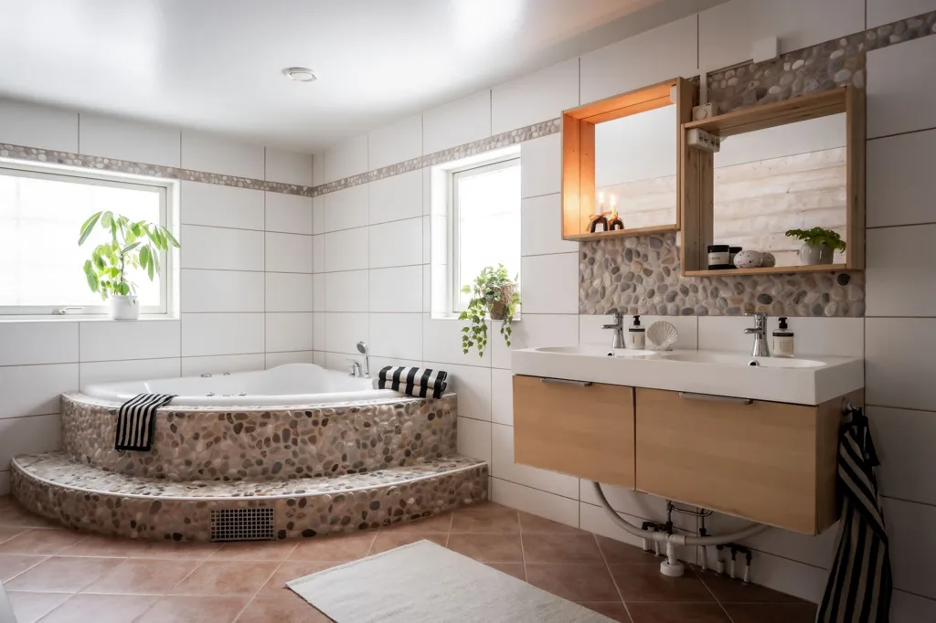 Salles de bain - Charming Two-Storey Villa with Lake View in Sandared