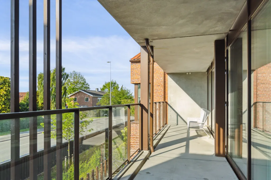Balcon - 1-Bed Flat with Balcony in Risskov
