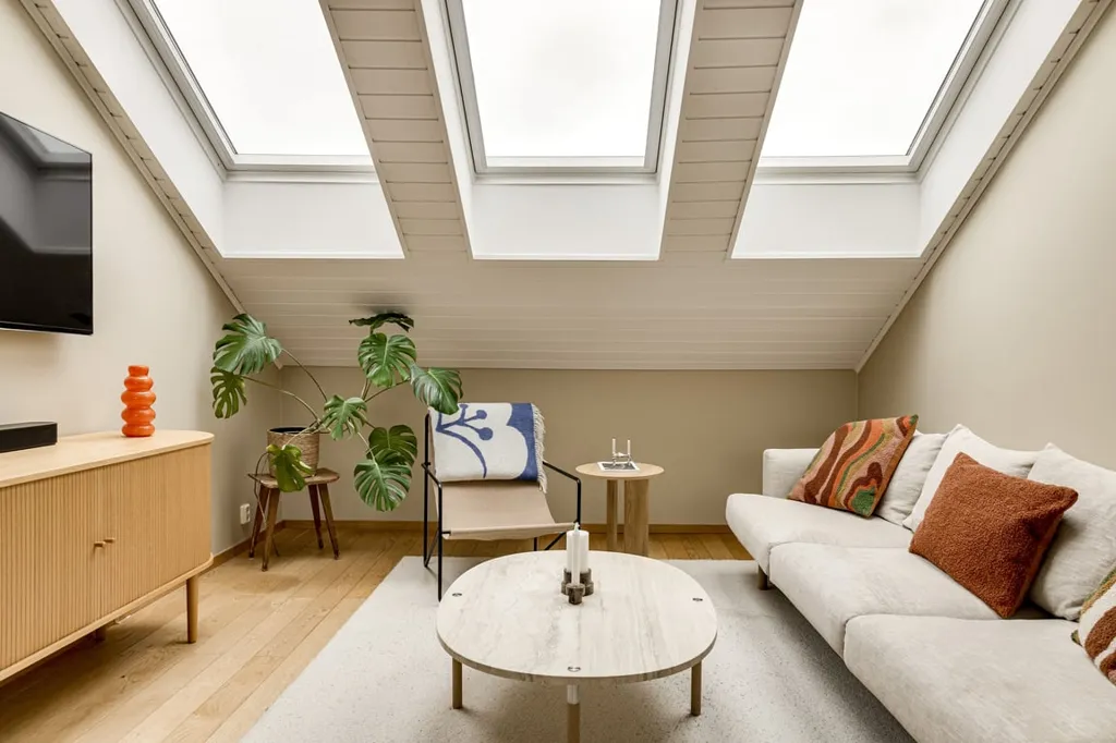 Séjour - Penthouse with Balcony & Terrace in Södermalm
