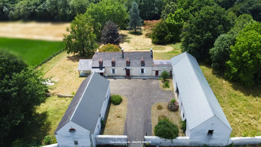 Vista aerea - Ancient Farmhouse with Pyrenees View in Pontacq