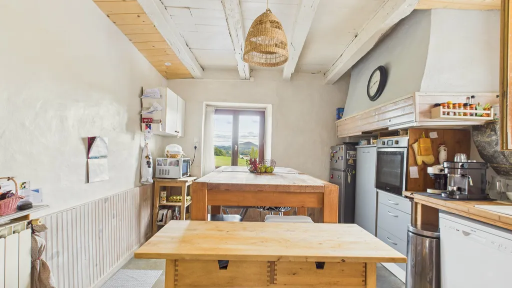 Cucina - Historic Basque Farmhouse with Gîte in Hasparren