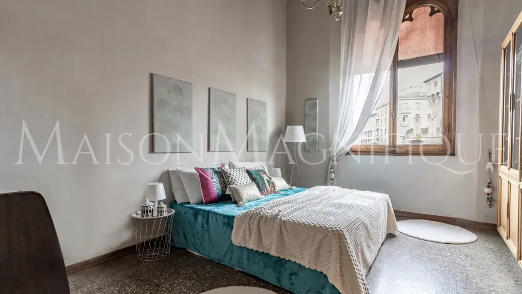 Bedrooms - Historic Apartment with Views in Bologna Centre