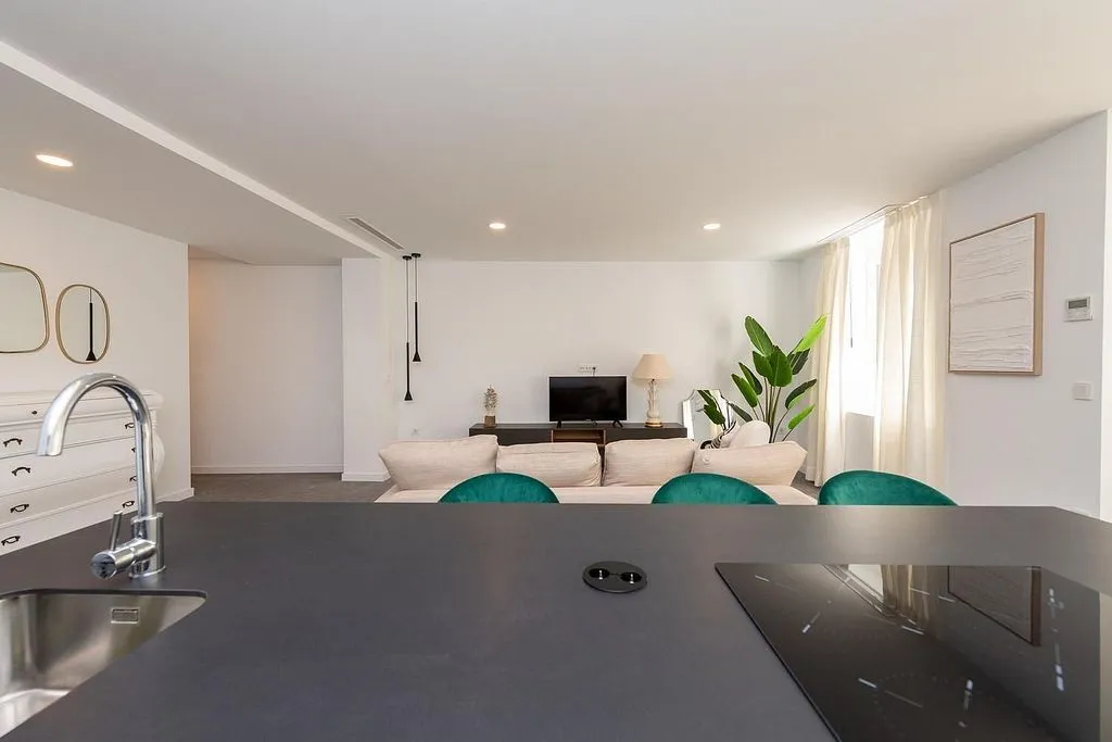 Köök - Contemporary Flat with South View in Ensanche