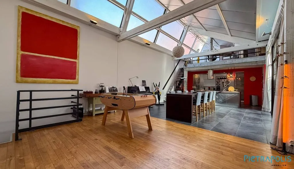 Séjour - Loft d'Exception à Villeurbanne, Proche Lyon 6e