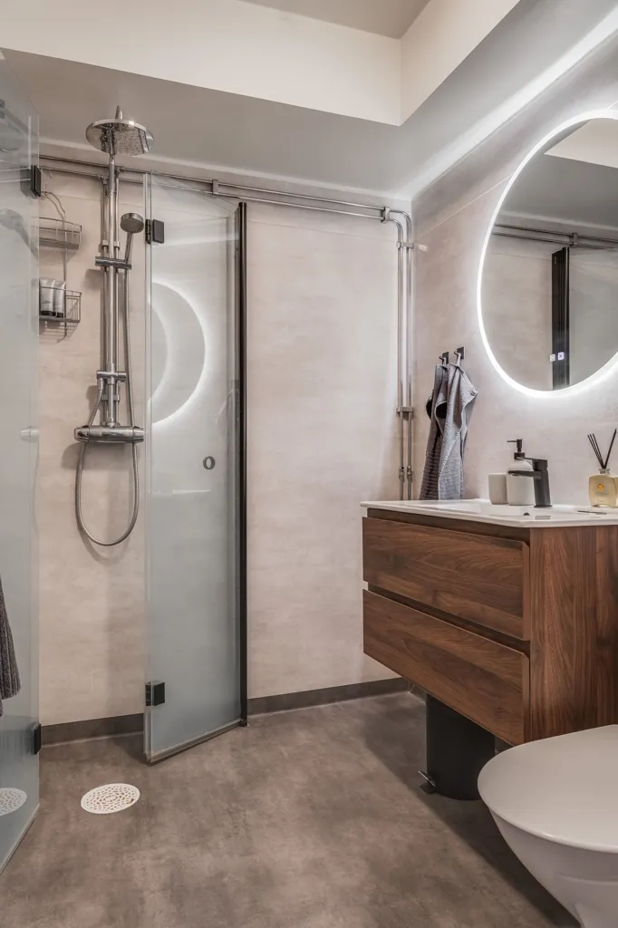 Salles de bain - Modernised Flat with Central Location in Luleå