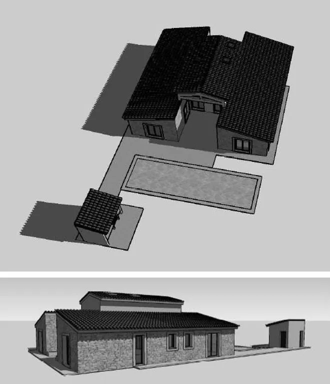 Rustic Plot with House Project in Muro